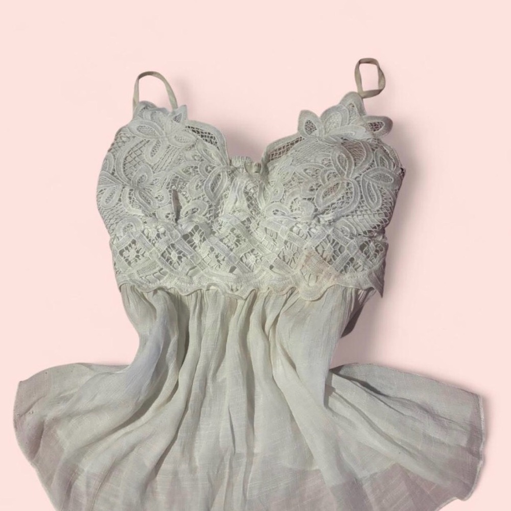Rebellion Cream Lace Chemise
